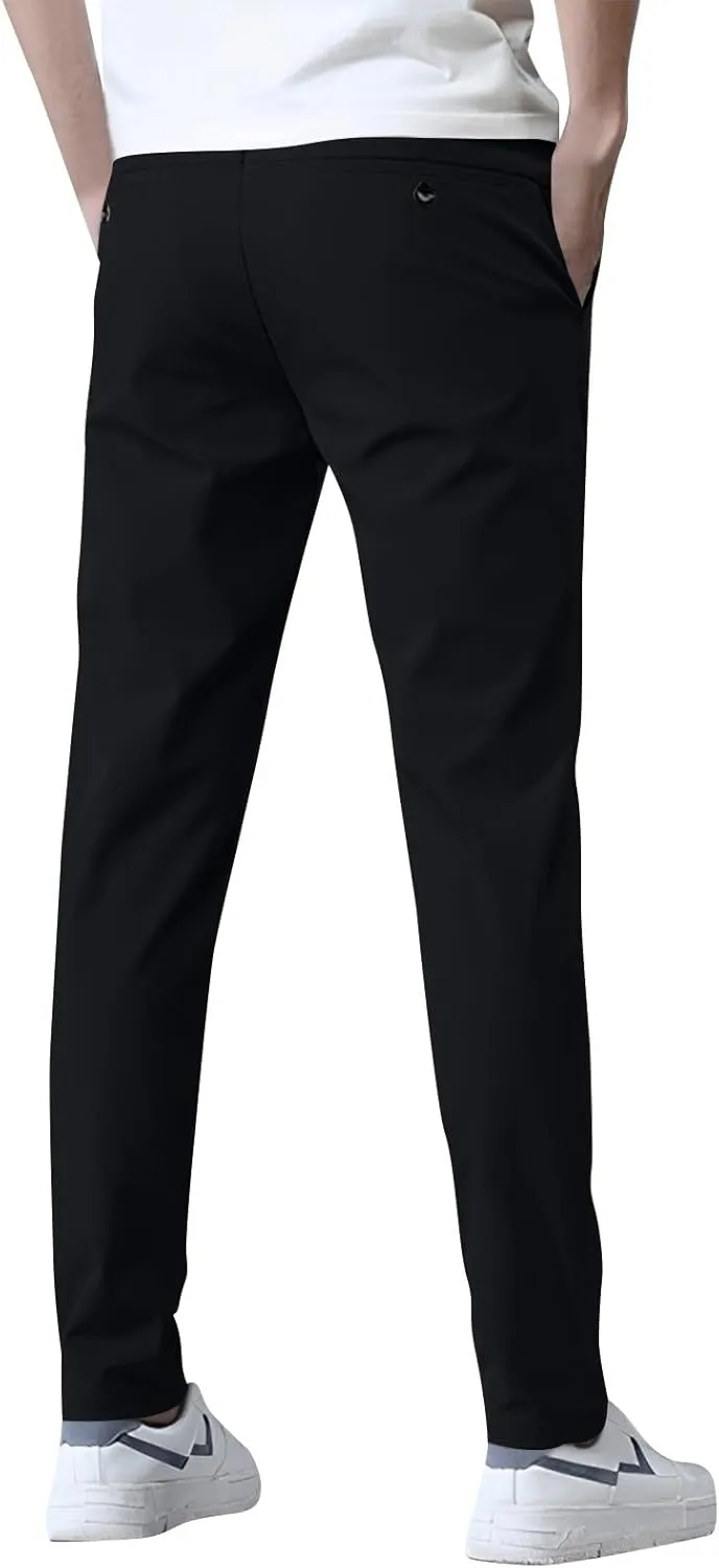 2025 Summer Men's Casual Pants Loose Straight Leg Business Pants
