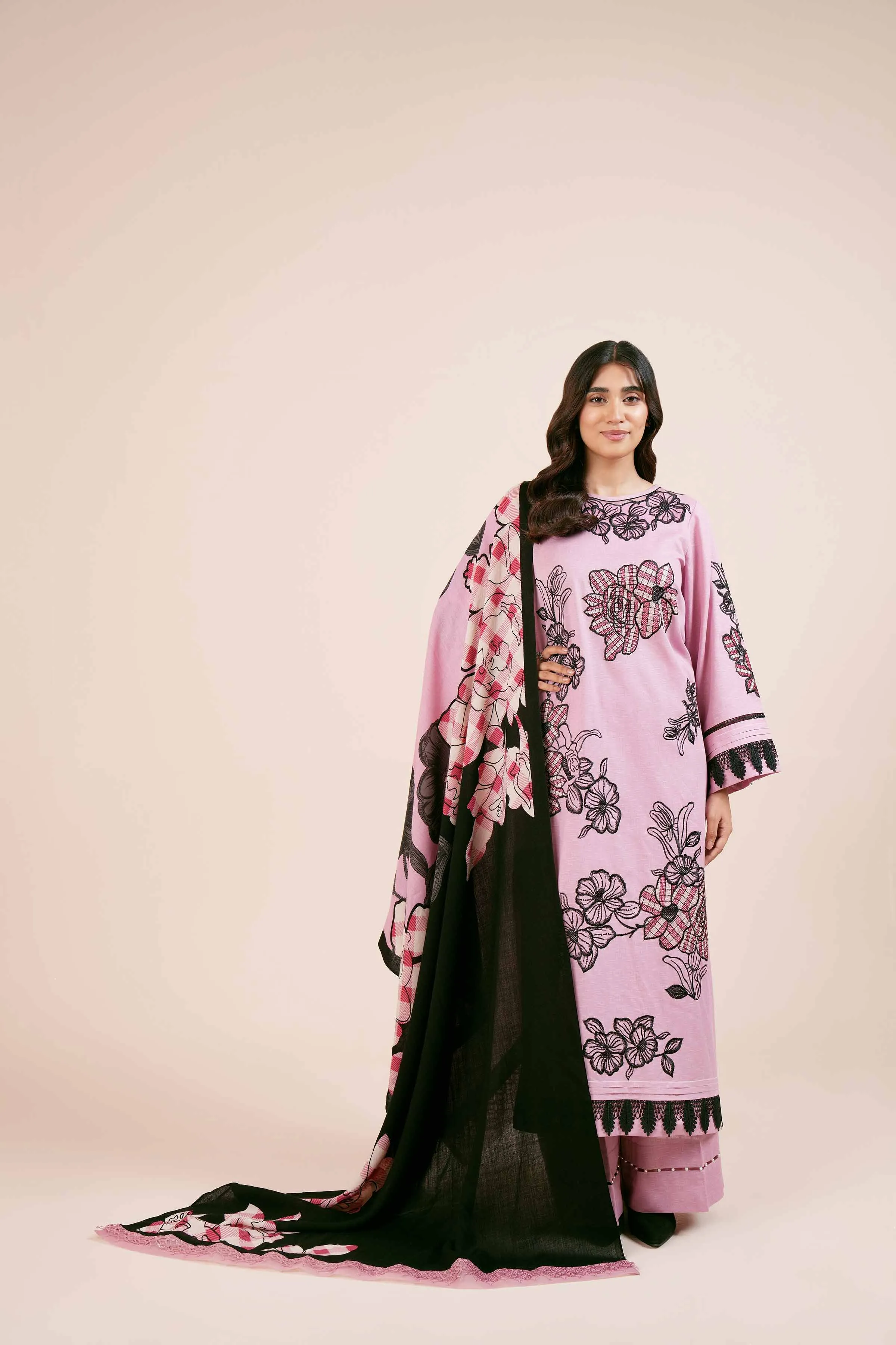 3 Piece - Embroidered Suit - 42404269