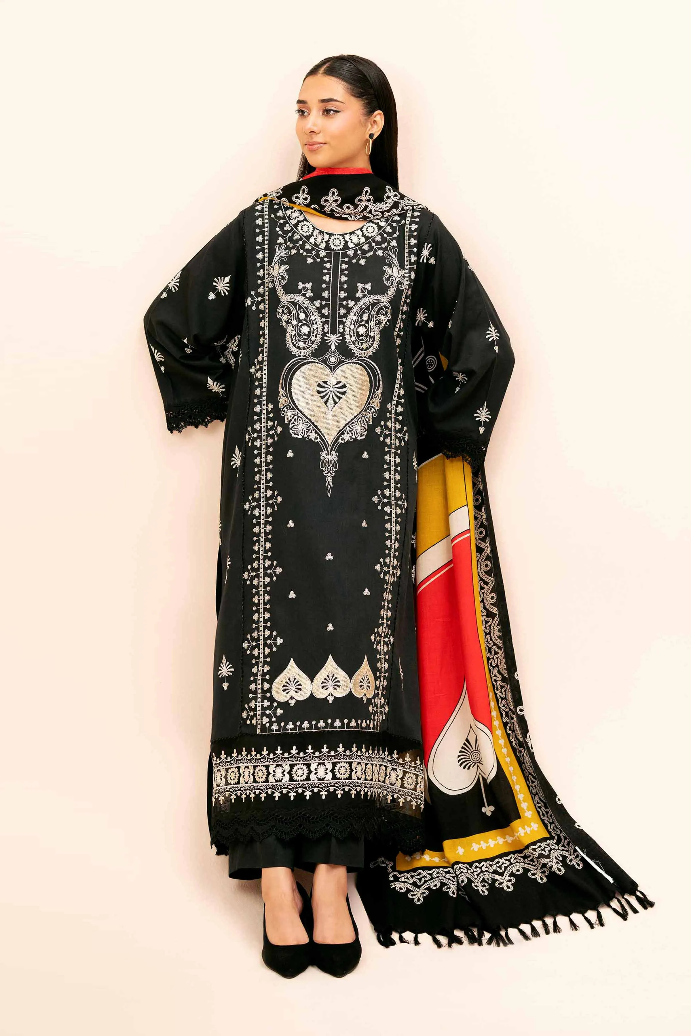 3 Piece - Embroidered Suit - 42404270