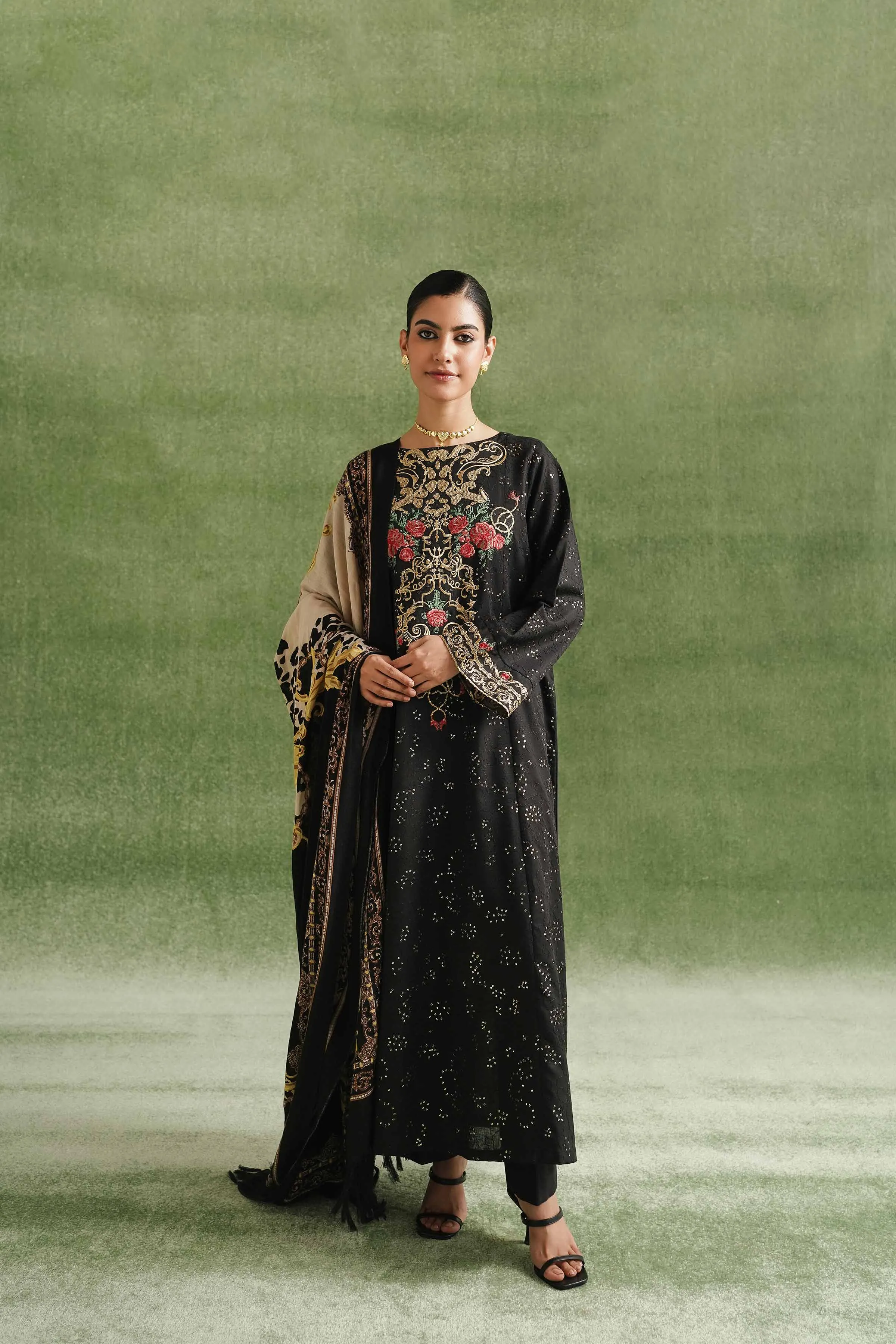 3 Piece - Embroidered Suit - 42404271
