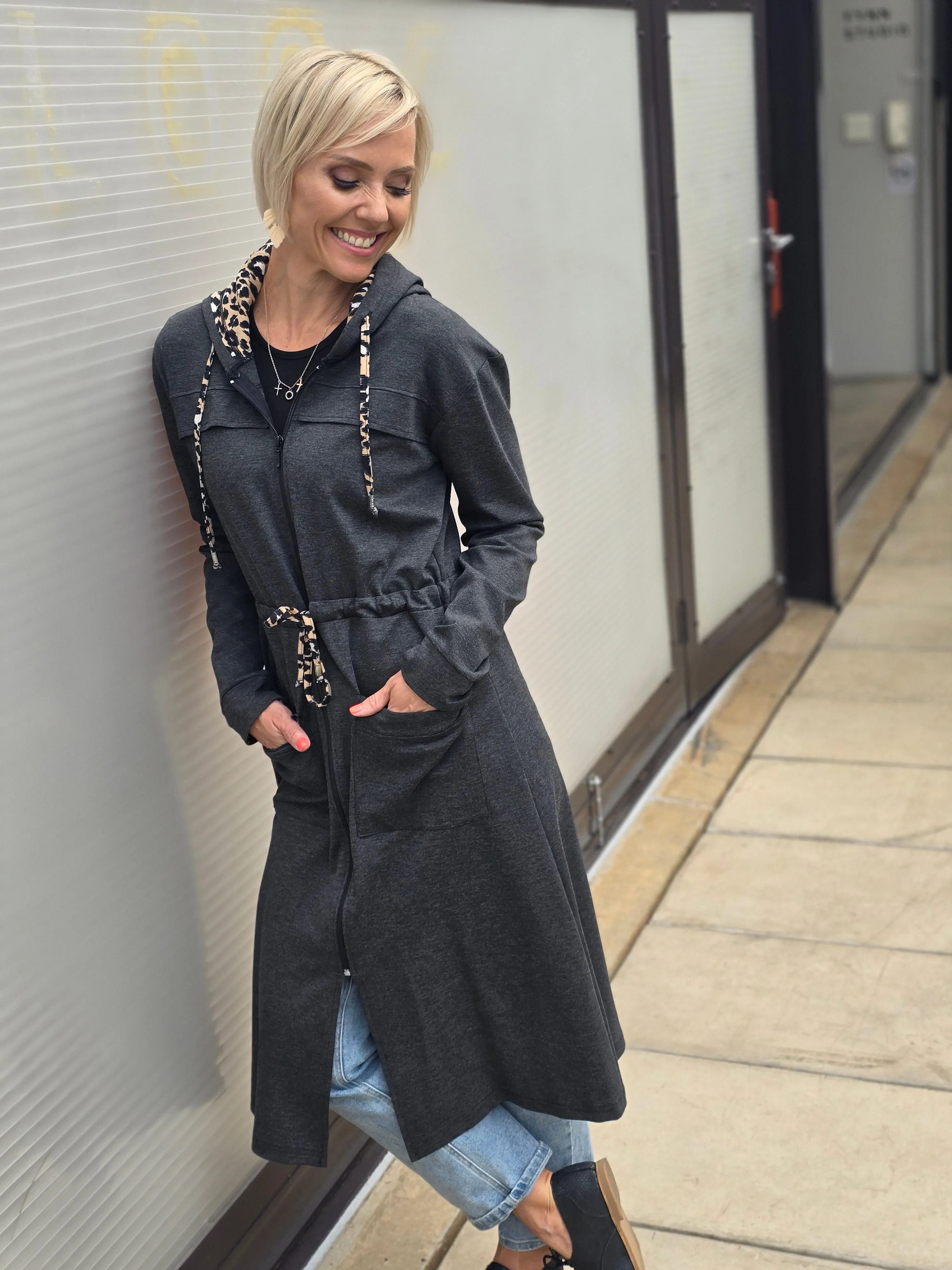 Amira Hoodie Charcoal
