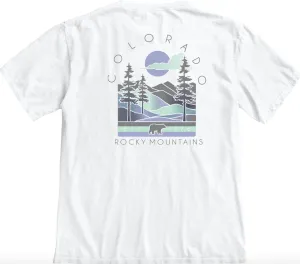Calmly Mountains Colorado Short Sleeve T-Shirt