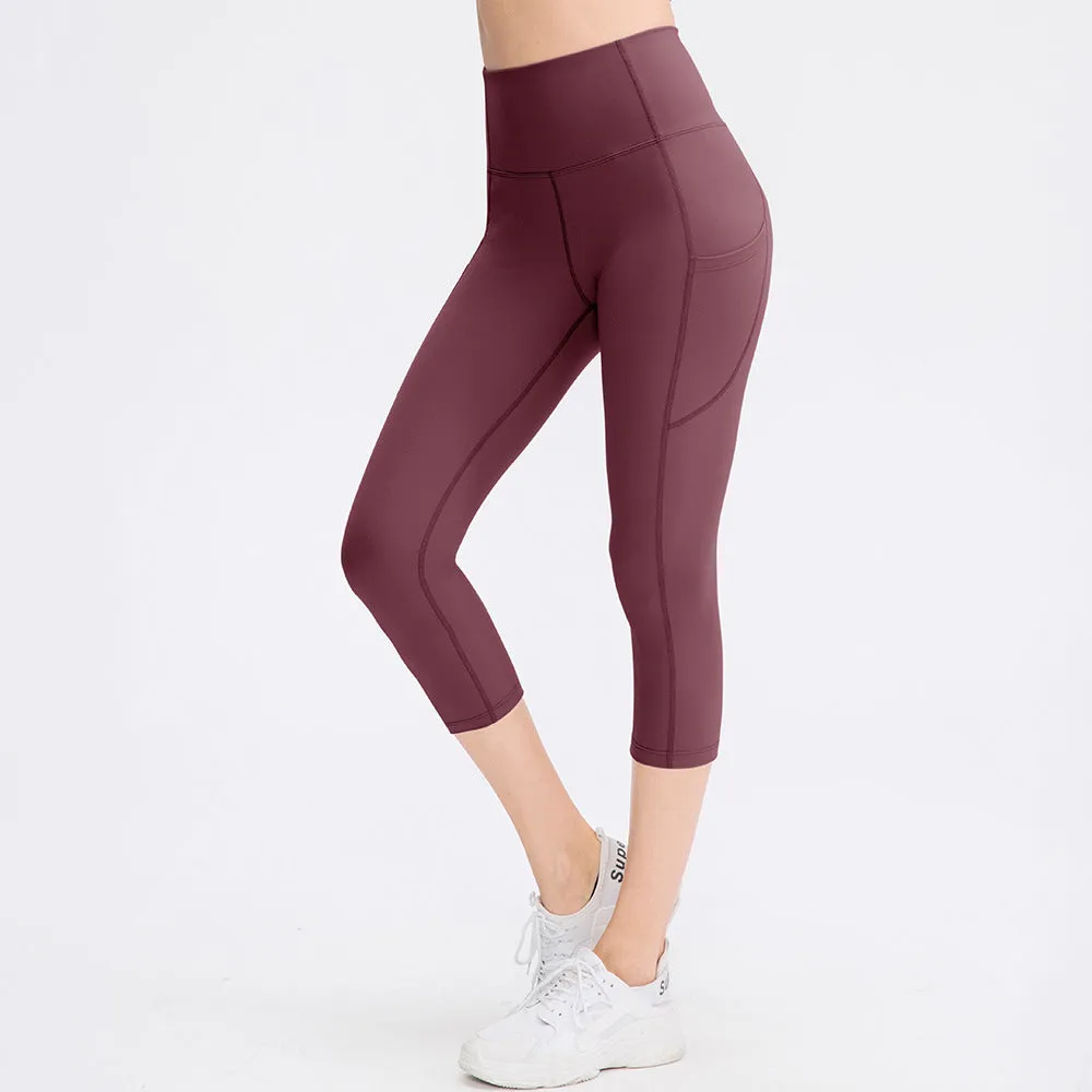Capri leggings with pocket