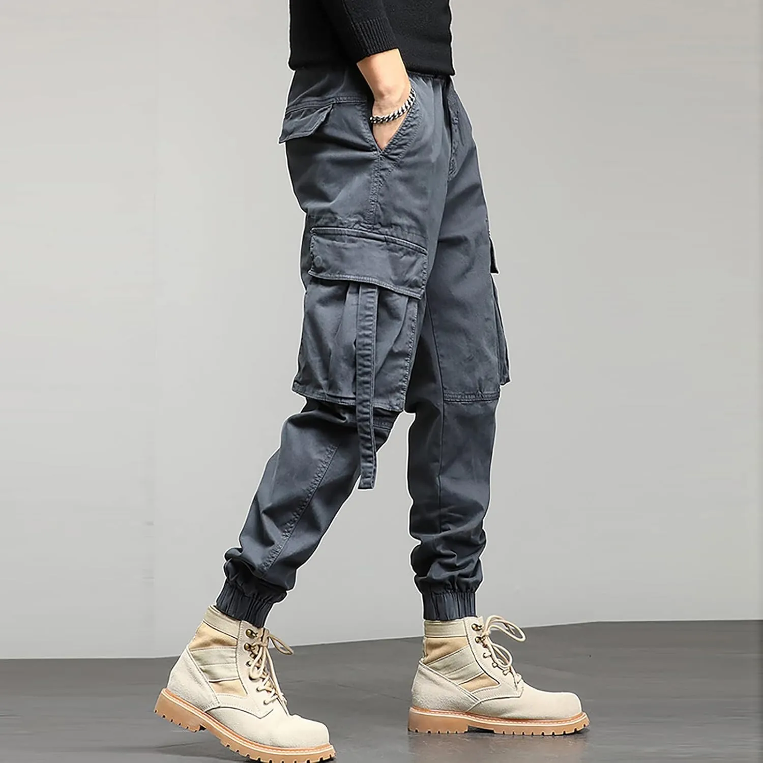 Cargo Pants for Men Big and Tall, Jeans Pants Tooling Camouflage Pants Men's Lightweight Relaxed Fit Cargo Pant Mens