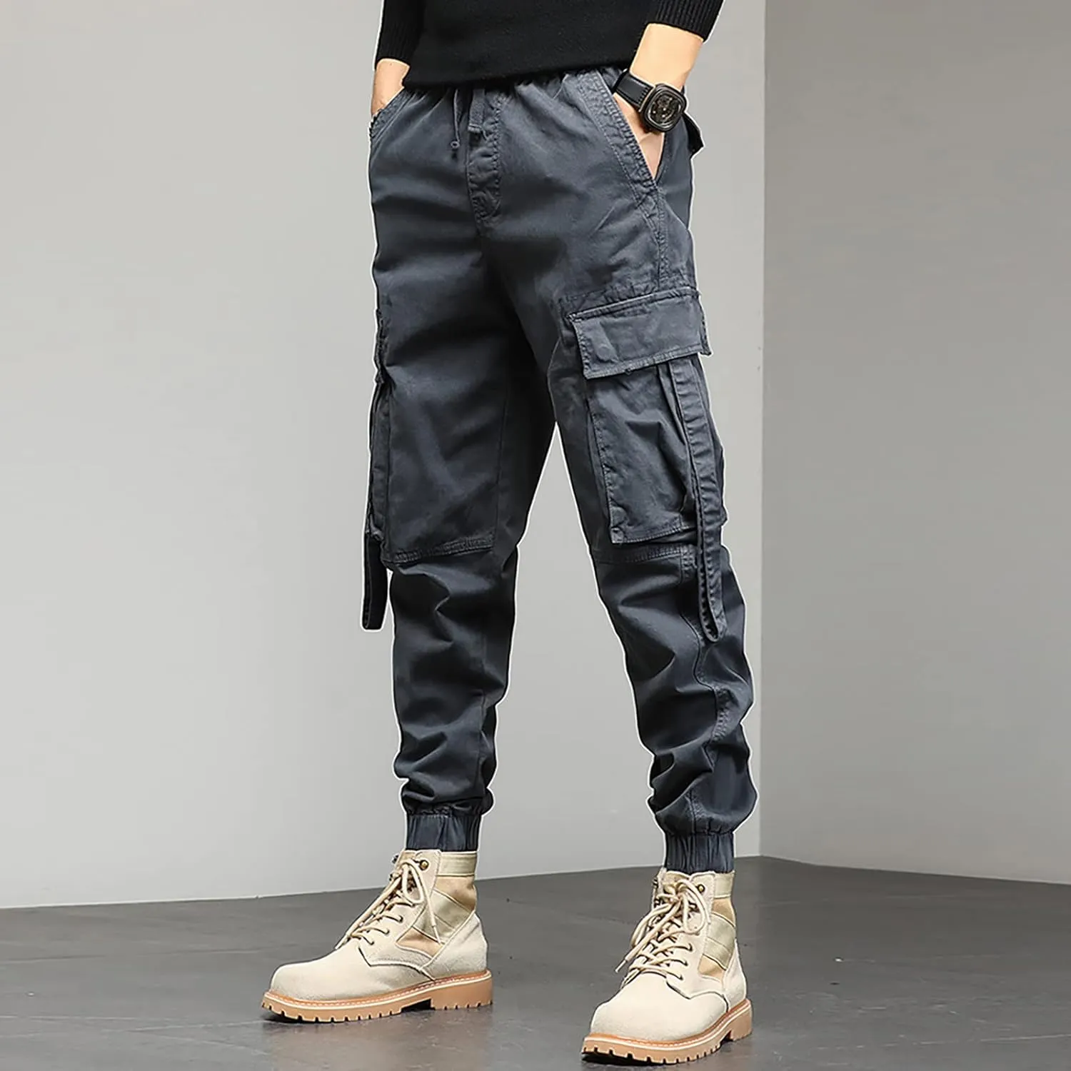 Cargo Pants for Men Big and Tall, Jeans Pants Tooling Camouflage Pants Men's Lightweight Relaxed Fit Cargo Pant Mens