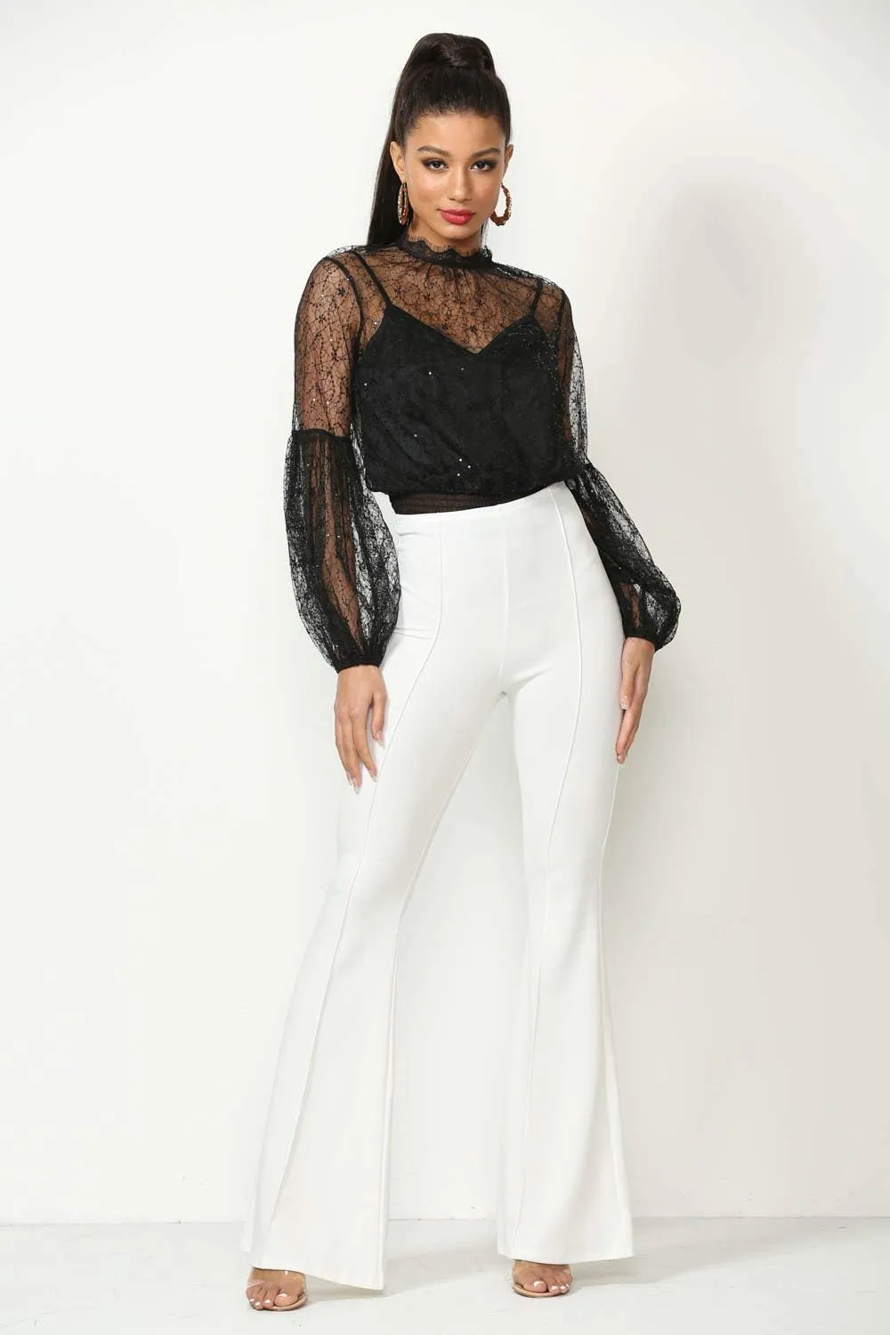 Cemi Ceri Women's High Waist Flare Pants