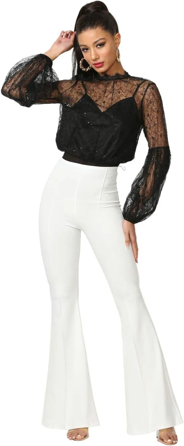 Cemi Ceri Women's High Waist Flare Pants