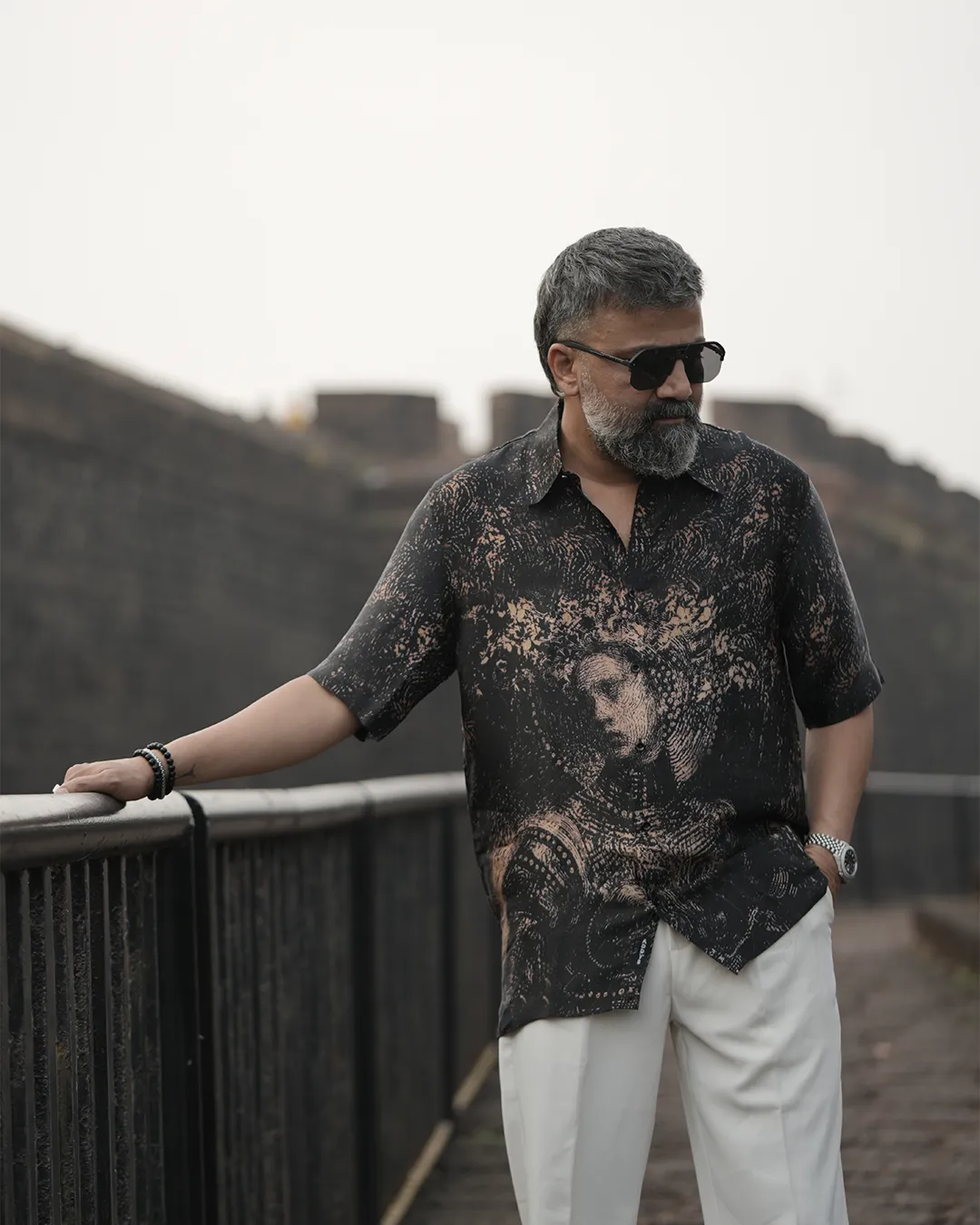 Dark Dynasty Pure Bemberg Satin Short Sleeve Shirt