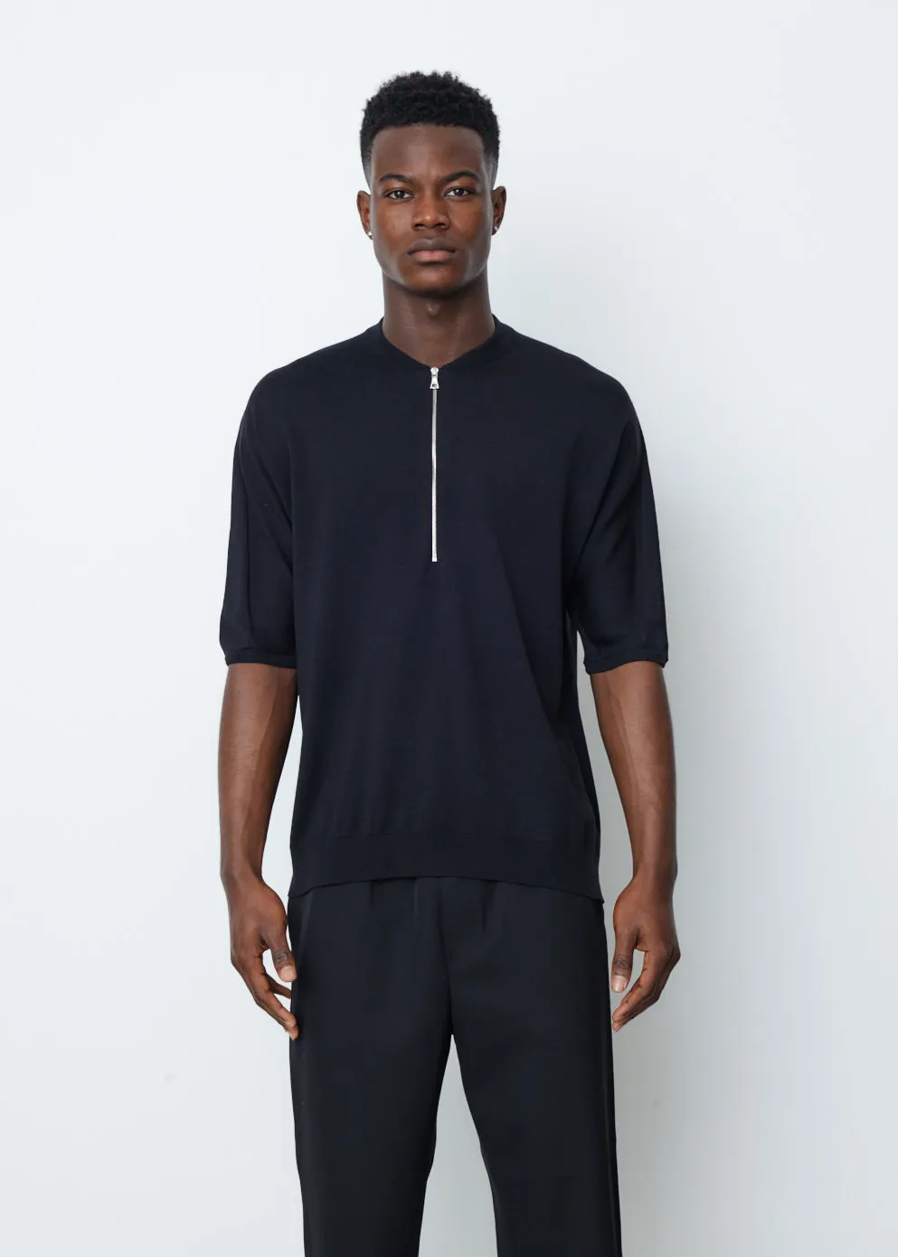 ESC 1/2-Zip Wool Top