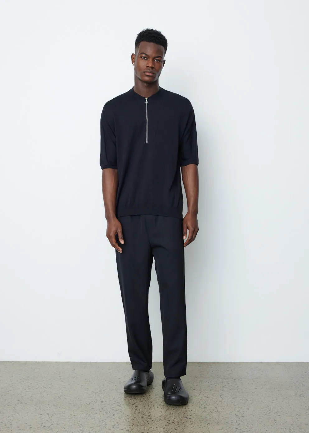 ESC 1/2-Zip Wool Top