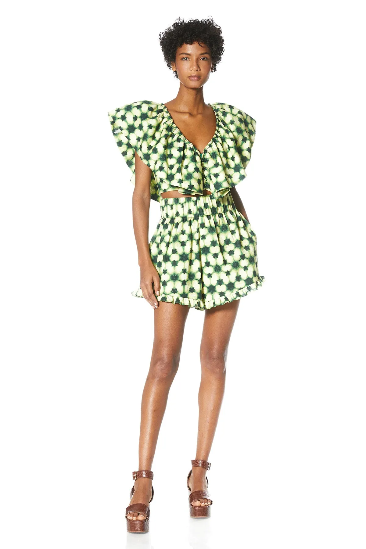 Freta Ruffle Top