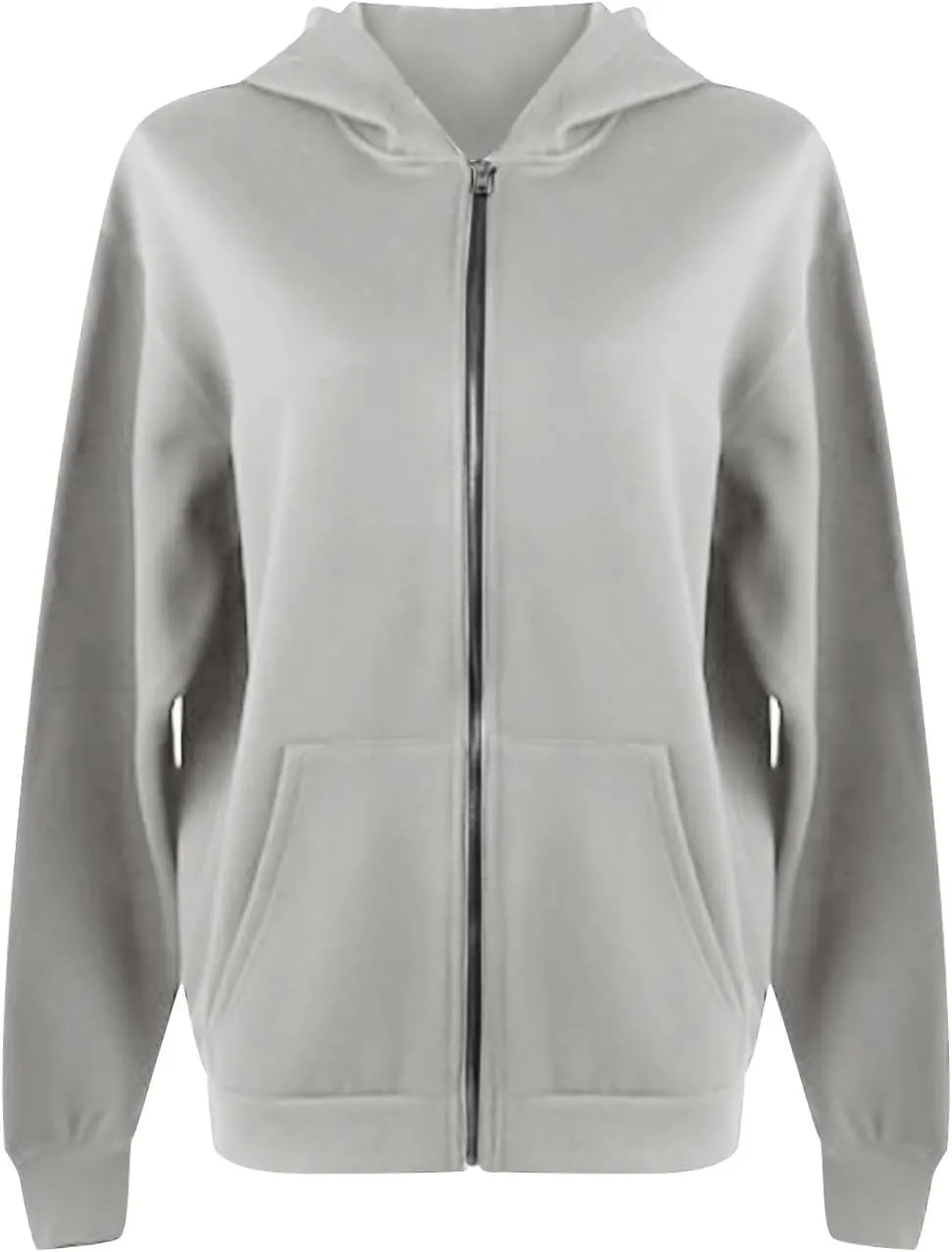 Full Zip Up Hoodies For Women Trendy 2023 Fall y2k Clothes Long Sleeve Zipper Hooded Sweatshirt Lightweight Jackets
