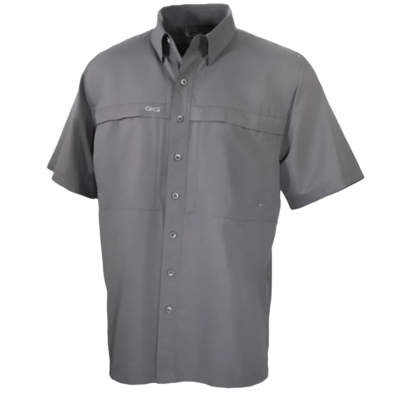 Gameguard Men's Gunmetal Microfiber Shirt - Big