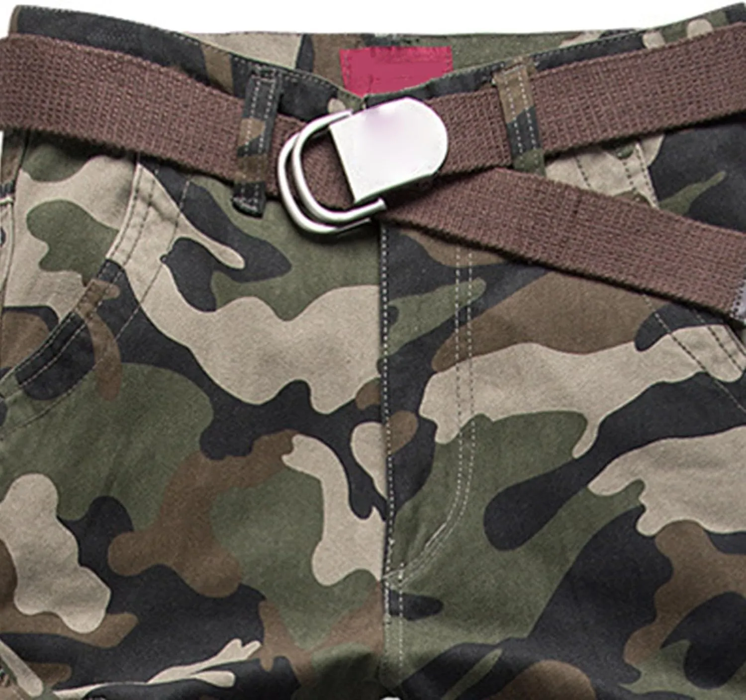 GIERIDUC Mens Hiking Stretch Pants Camouflage Tactical Pants Lightweight Cotton Outdoor Military Combat Cargo Pants Trousers