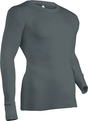 Indera Men's Cotton Rib Knit Thermals Underwear Crew Top