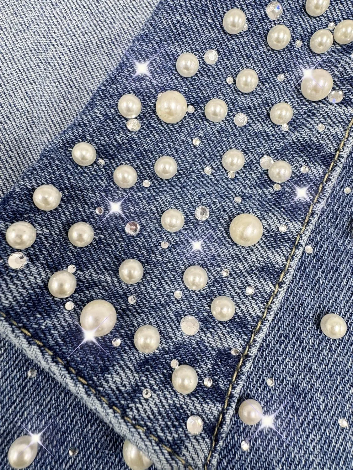 Jean Jacket for Women, Oversize Trendy Denim Jacket, Women's Loose Long Boyfriend Jean Jackets Coat