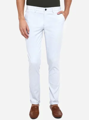 Light Sky Blue Solid Uno Fit Casual Trouser | JadeBlue Light Sky Blue Solid Uno Fit Casual Trouser | JadeBlue