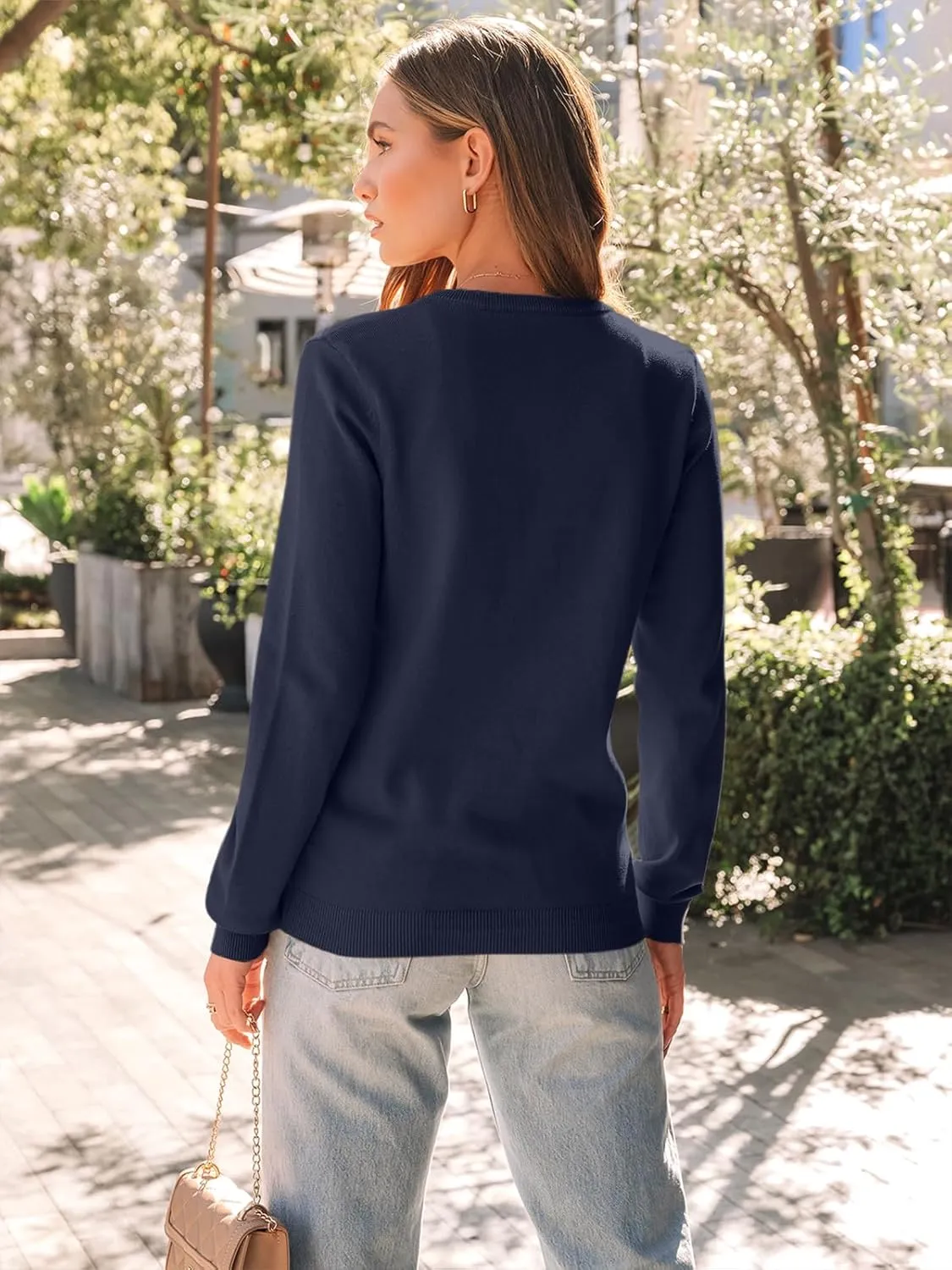 LILLUSORY Women's Cardigan Sweaters 2025 Lightweight Fall Oufits Clothes Fashion Trendy Long Sleeve Tops Casual Jackets