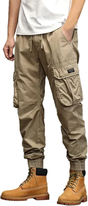 Mens Blue Cargo Work Pants Green Work Pants for Men Baggy Loose fit Harem Pants for Men Men's Pants Casual Relaxed fit