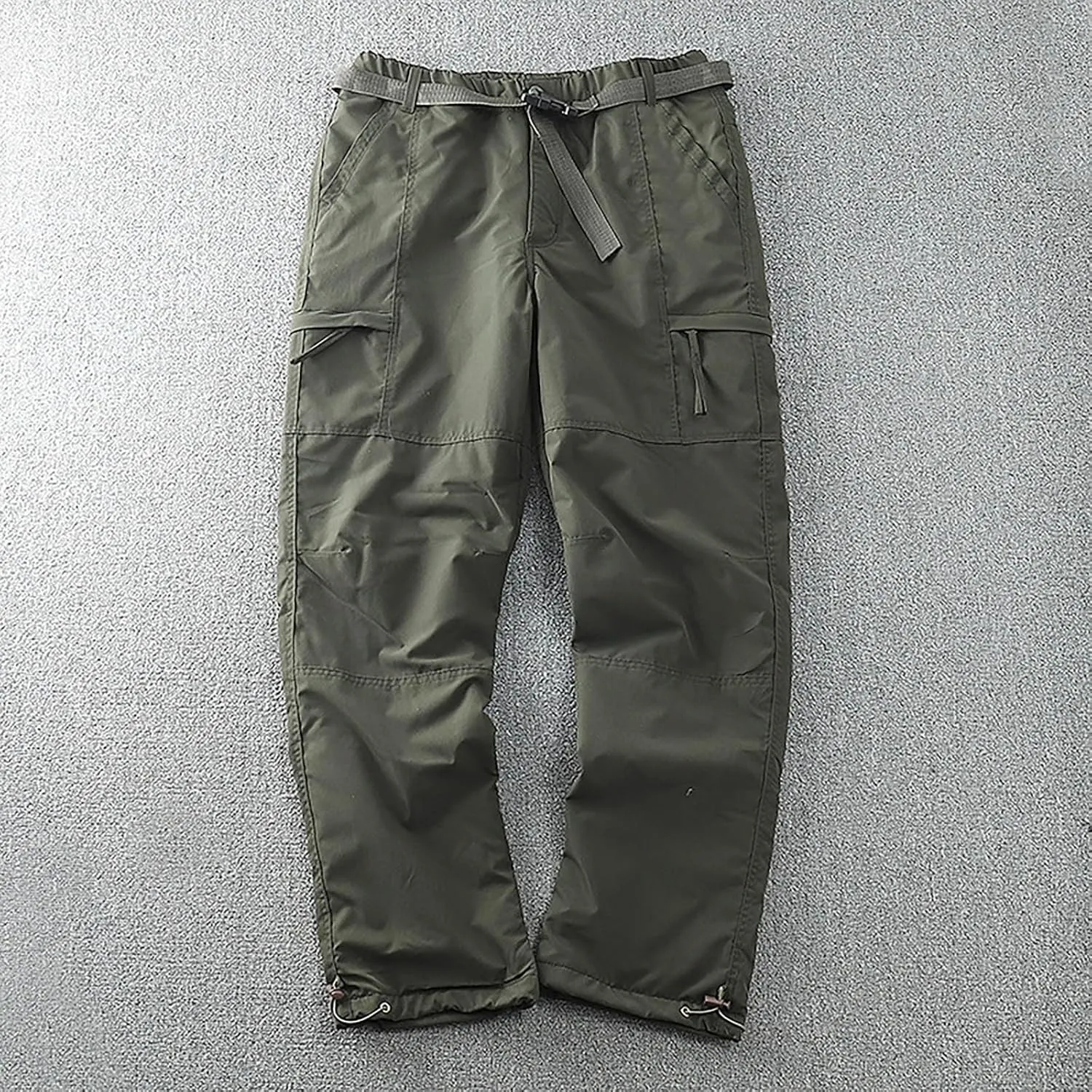 Mens Cargo Pants Elastic Waist Men's Wild Cargo Pants Casual Joggers Sweatpants Outdoor Waterproof Hiking Work Pants