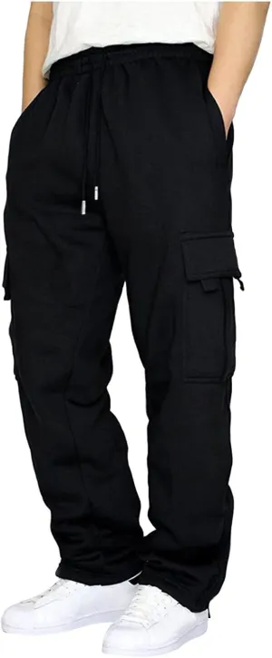 Men's Pants Casual Plus Size Cargo Trousers Mens Designer Jogging Bottoms Casual Sweatpants for Men Joggers with Fly Opening