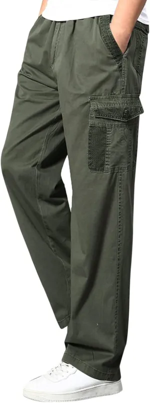 Mens Tactical Pants Stretch Flex Men's Wild Cargo Pants Casual Joggers Sweatpants Outdoor Waterproof Hiking Work Pants
