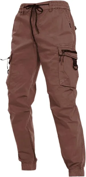 MIDOO Golf Pants Men Stretch Relaxed Fit Casual Fleece Joggers Loose Open Bottom Athletic Pants Straight Leg Hiking Pants