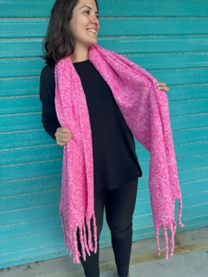 Molly Scarf in Hot Pink