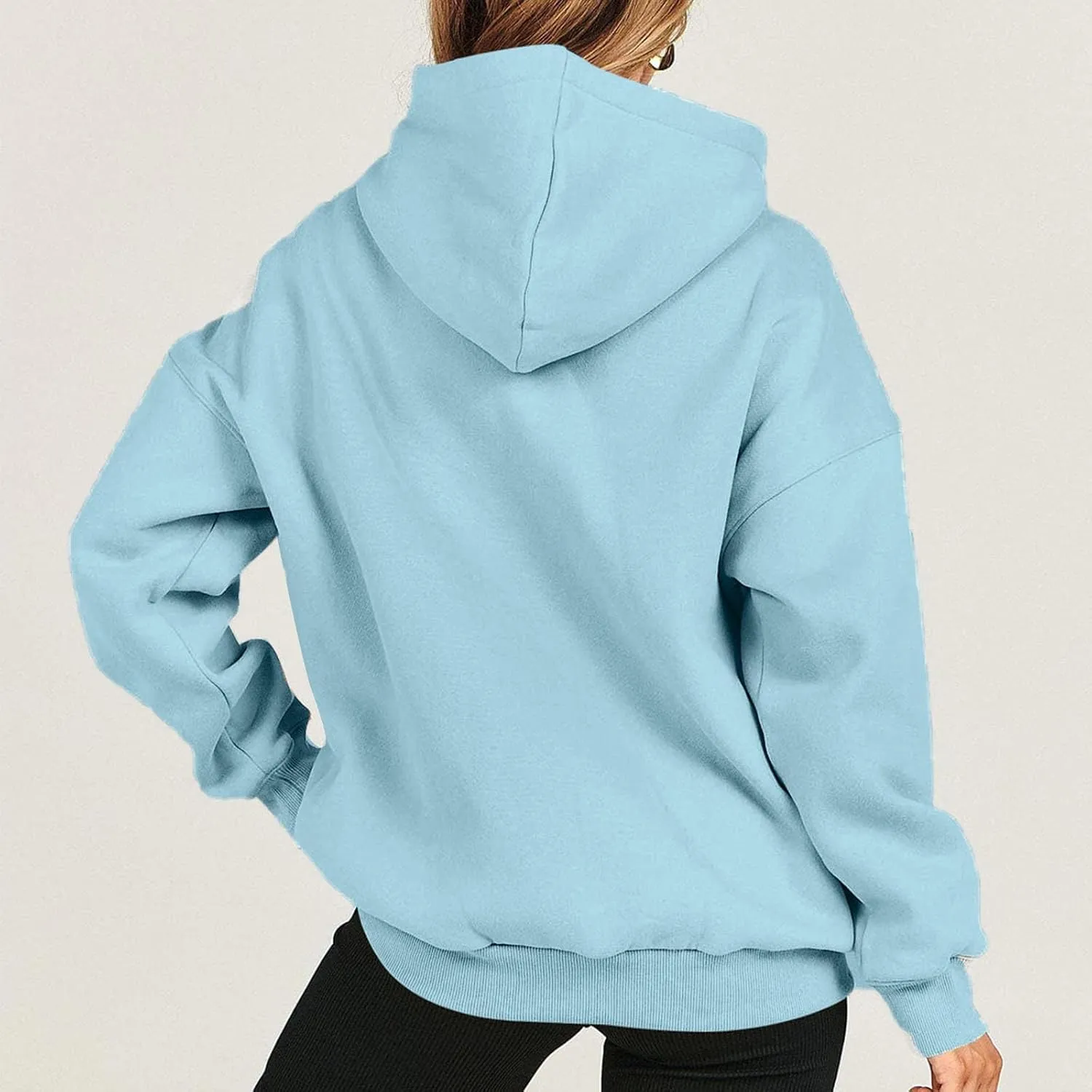 Oversized Hoodie For Women Fall 2023 Trendy y2k Hoodies Long Sleeve Hooded Drawstring Pullover Sweatshirts