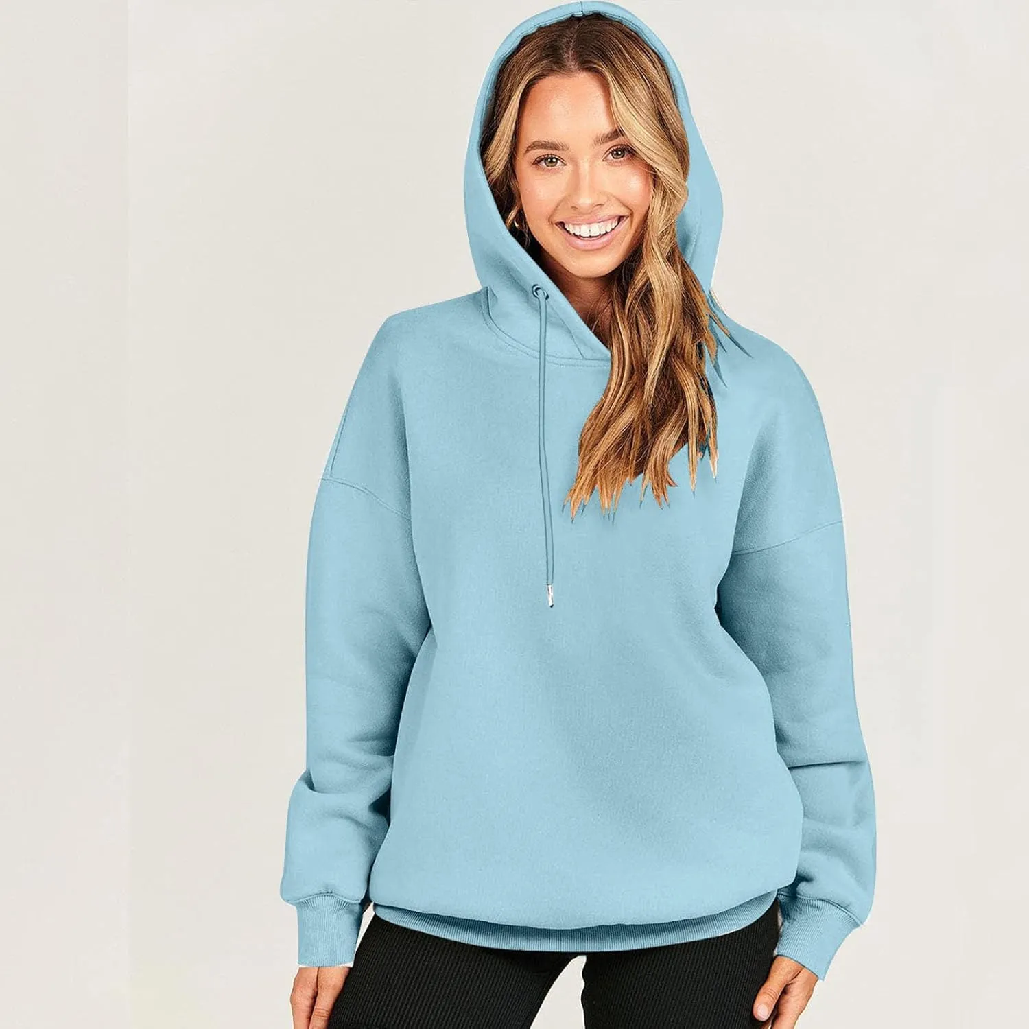 Oversized Hoodie For Women Fall 2023 Trendy y2k Hoodies Long Sleeve Hooded Drawstring Pullover Sweatshirts