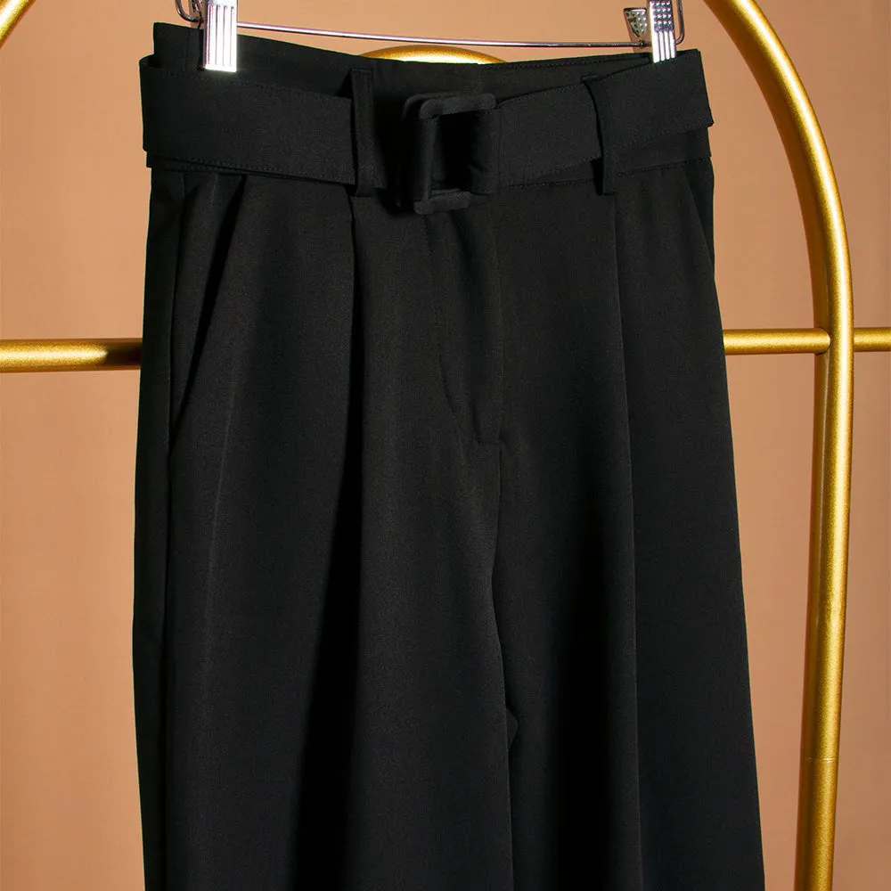 Straight Leg Belted Pant