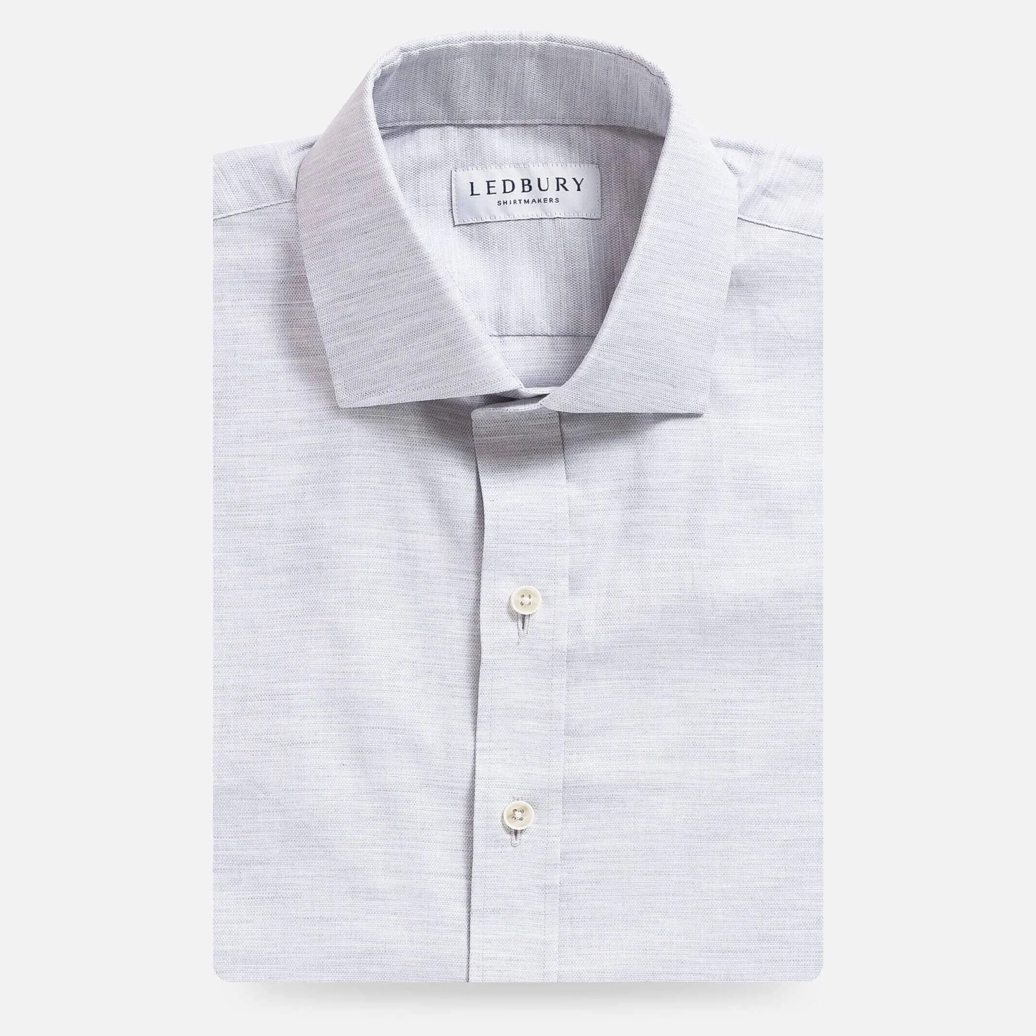 The Light Grey Brompton Mouliné Custom Shirt