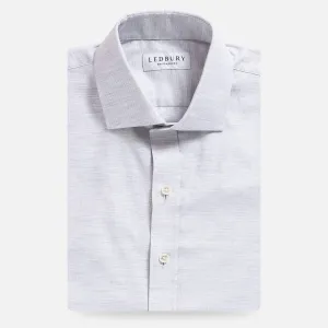 The Light Grey Brompton Mouliné Custom Shirt