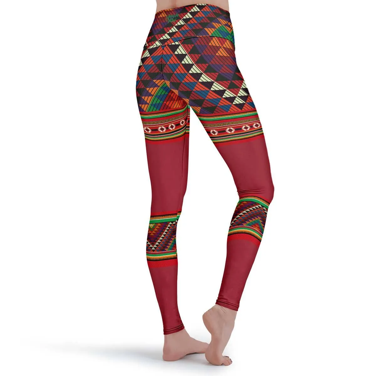 Triangle Pattern Red