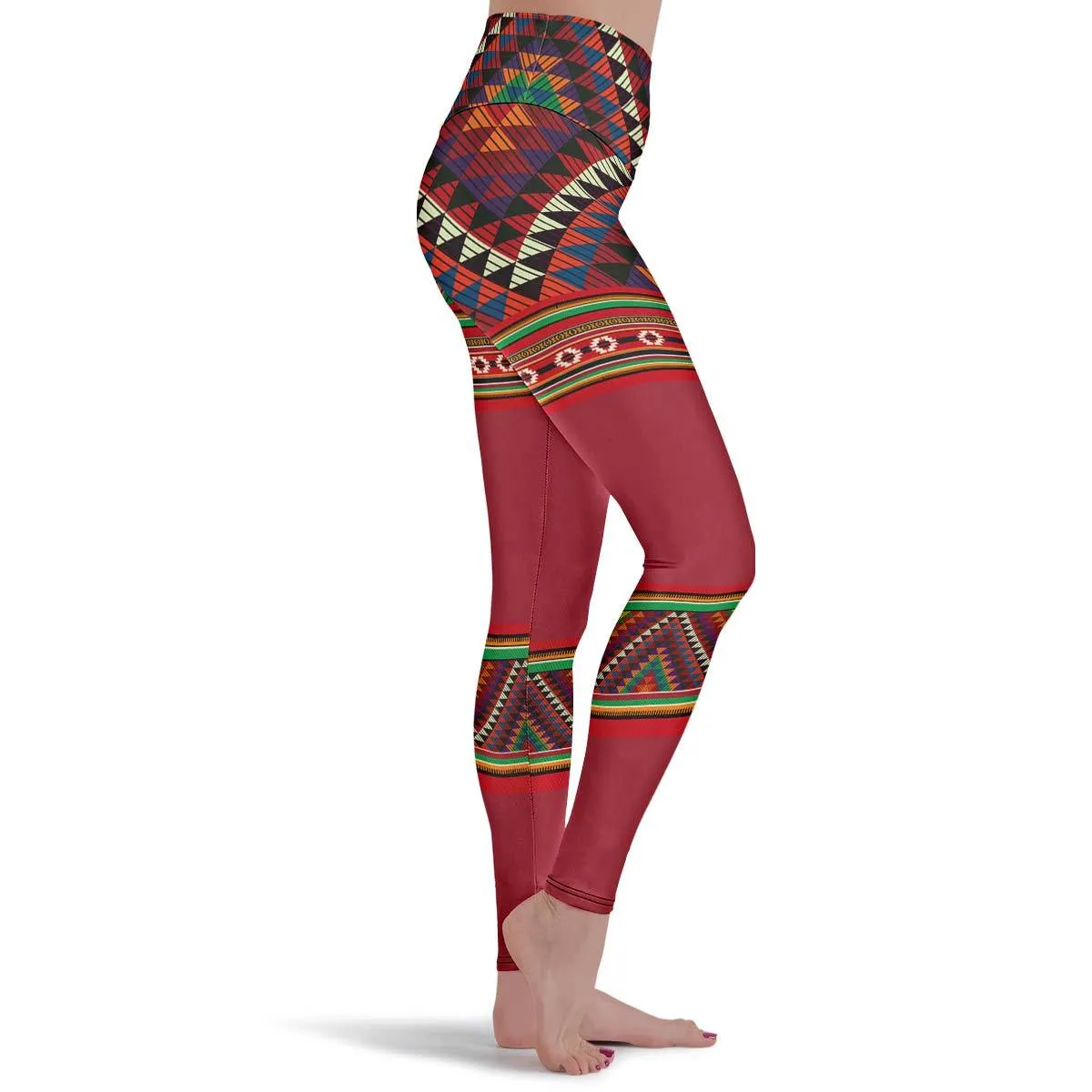 Triangle Pattern Red