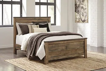 Trinell Casual Master Bedroom Queen Panel Rails