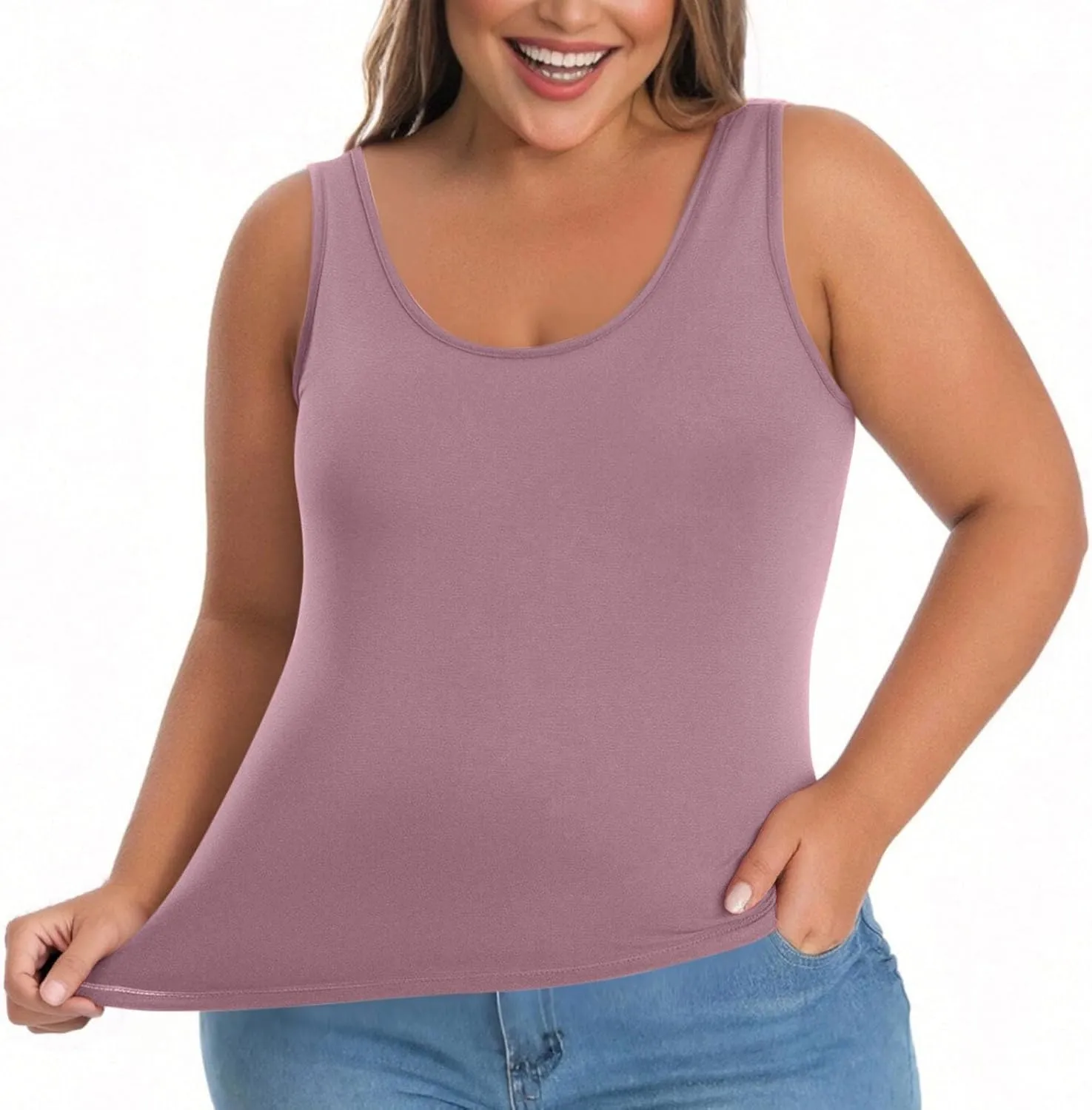 Womens Tank Tops with Built in Bra Plus Size Padded Camisole Shelf Bra Workout Yoga Shirt Casual Basic Undershirt