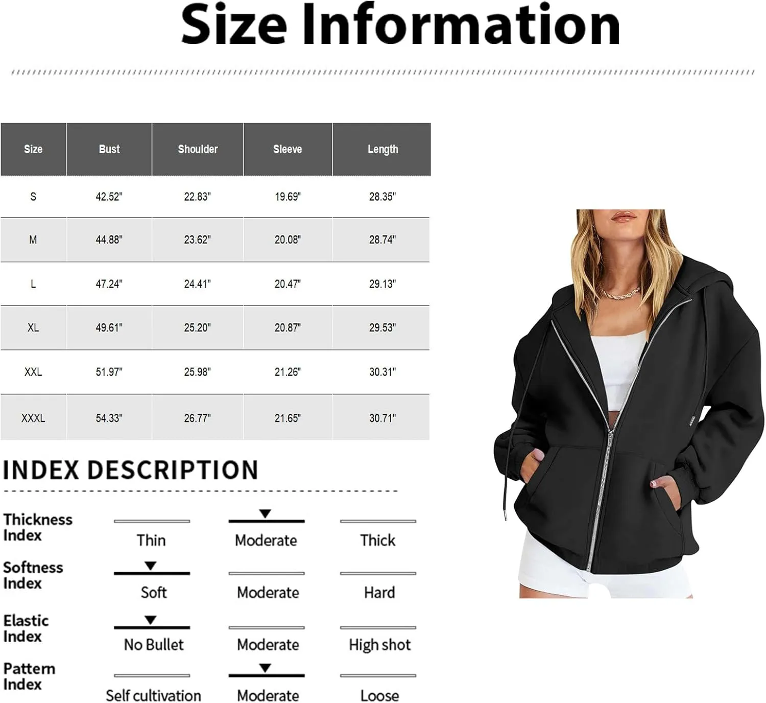Womens Zip Up Hoodies Long Sleeve Fall Oversized Sweatshirts Jacket with Pockets 2025 Fashion Clothes Sweaters