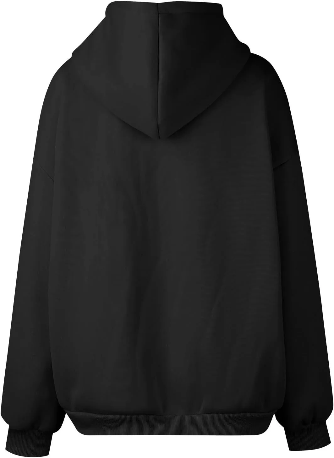 Womens Zip Up Hoodies Long Sleeve Fall Oversized Sweatshirts Jacket with Pockets 2025 Fashion Clothes Sweaters
