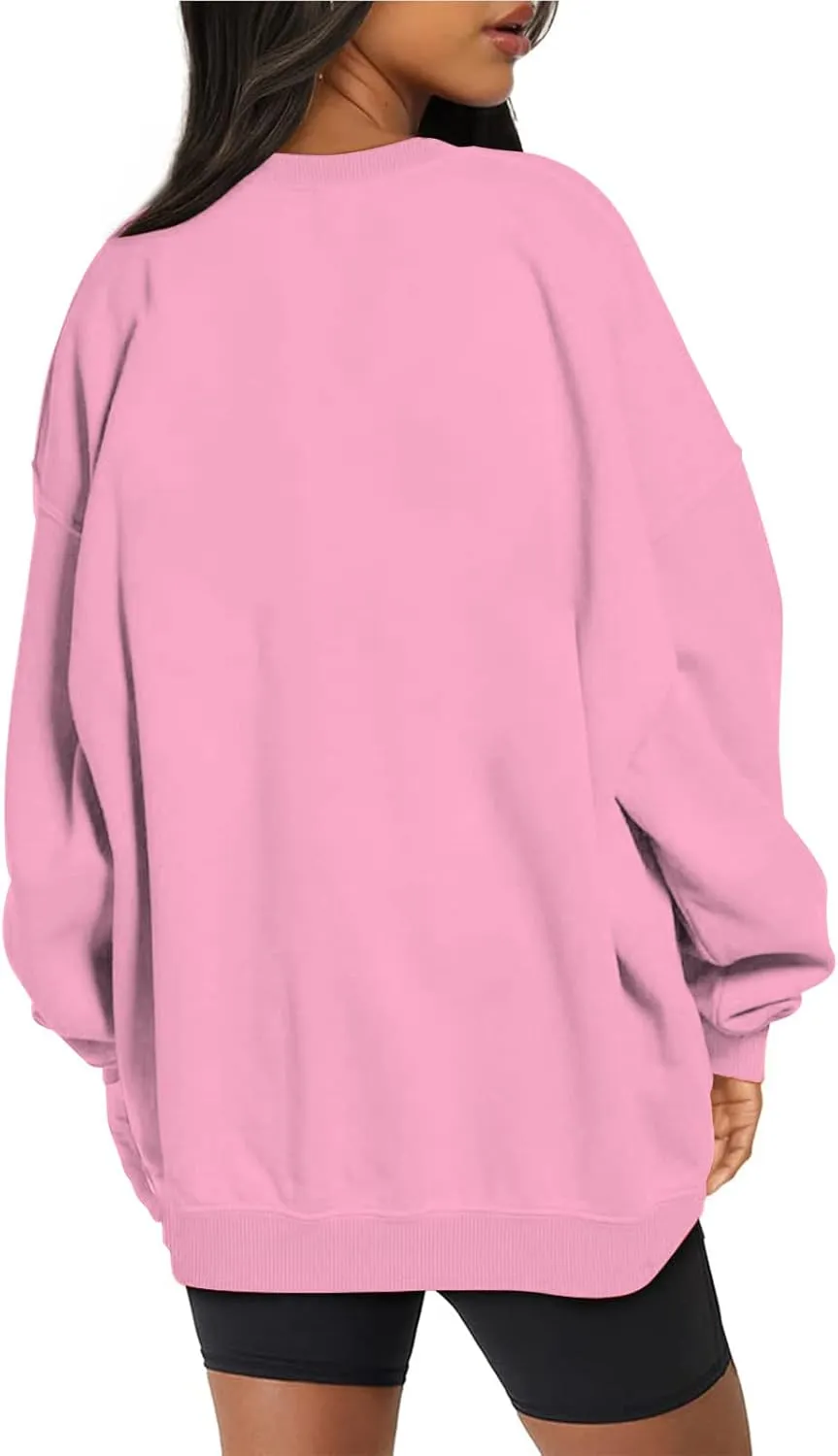 ZDRZK Oversized Sweatshirts For Women Fleece Hoodies Trendy 2023 Long Sleeve Crewneck Pullover Comfy Sweater y2k Clothes