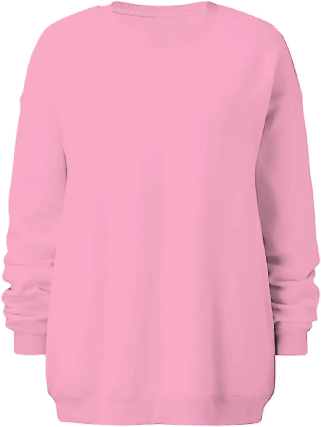 ZDRZK Oversized Sweatshirts For Women Fleece Hoodies Trendy 2023 Long Sleeve Crewneck Pullover Comfy Sweater y2k Clothes